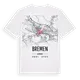 Bremen karta t-shirt