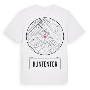 Buntentor t-shirt – ekologisk bomull t-shirt från Pinshirt