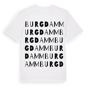 Burgdamm ordlek t-shirt – ekologisk bomull t-shirt från Pinshirt