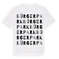 Bürgerpark ordlek t-shirt