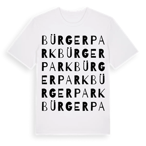 Bürgerpark ordlek t-shirt – ekologisk bomull t-shirt från Pinshirt