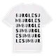 Burglesum ordlek t-shirt