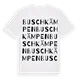 Buschkämpen ordlek t-shirt