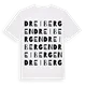Dreibergen ordlek t-shirt