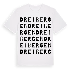 Dreibergen ordlek t-shirt – ekologisk bomull t-shirt från Pinshirt