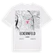 Eckernfeld karta t-shirt
