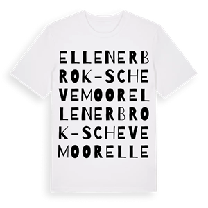 Ellenerbrok-Schevemoor ordlek t-shirt – ekologisk bomull t-shirt från Pinshirt