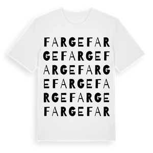 Farge ordlek t-shirt – ekologisk bomull t-shirt från Pinshirt