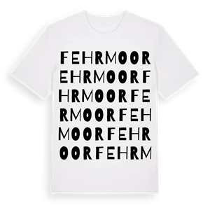 Fehrmoor ordlek t-shirt – ekologisk bomull t-shirt från Pinshirt