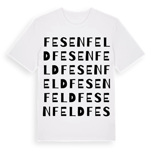 Fesenfeld ordlek t-shirt – ekologisk bomull t-shirt från Pinshirt