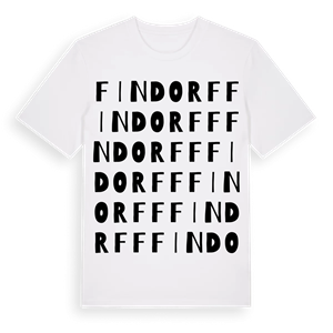 Findorff ordlek t-shirt – ekologisk bomull t-shirt från Pinshirt