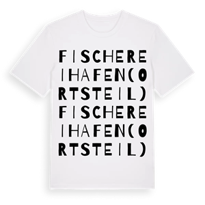 Fischereihafen (Ortsteil) ordlek t-shirt – ekologisk bomull t-shirt från Pinshirt