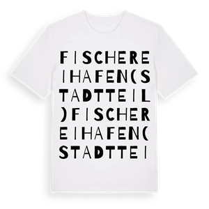 Fischereihafen (Stadtteil) ordlek t-shirt – ekologisk bomull t-shirt från Pinshirt