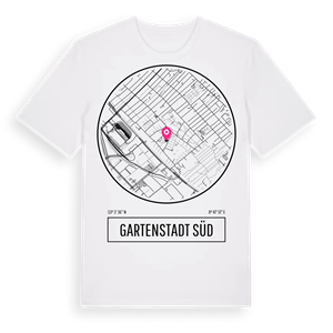 Gartenstadt Süd t-shirt – ekologisk bomull t-shirt från Pinshirt