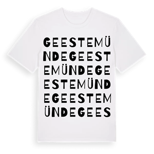 Geestemünde ordlek t-shirt – ekologisk bomull t-shirt från Pinshirt