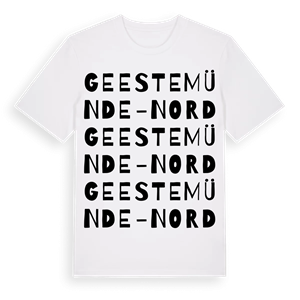 Geestemünde-Nord ordlek t-shirt – ekologisk bomull t-shirt från Pinshirt