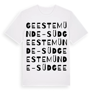 Geestemünde-Süd ordlek t-shirt – ekologisk bomull t-shirt från Pinshirt