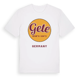 Gete cirkel t-shirt – ekologisk bomull t-shirt från Pinshirt