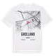 Grolland karta t-shirt