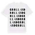Grolland ordlek t-shirt