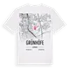 Grünhöfe karta t-shirt