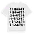 Grünhöfe ordlek t-shirt