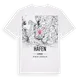 Häfen karta t-shirt