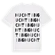 Huchting ordlek t-shirt