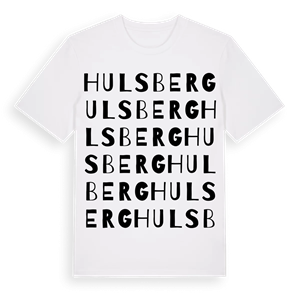 Hulsberg ordlek t-shirt – ekologisk bomull t-shirt från Pinshirt