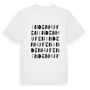 In den Hufen ordlek t-shirt – ekologisk bomull t-shirt från Pinshirt