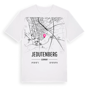 Jedutenberg karta t-shirt – ekologisk bomull t-shirt från Pinshirt