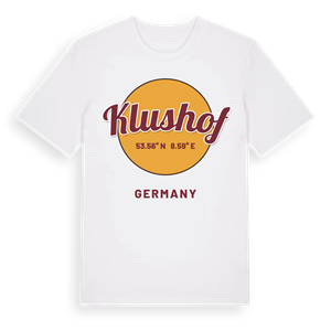 Klushof cirkel t-shirt – ekologisk bomull t-shirt från Pinshirt