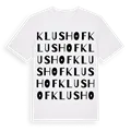Klushof ordlek t-shirt