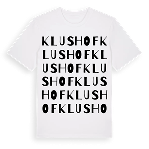 Klushof ordlek t-shirt – ekologisk bomull t-shirt från Pinshirt