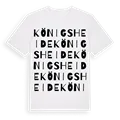 Königsheide ordlek t-shirt