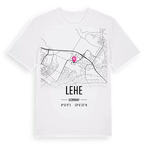 Lehe karta t-shirt – ekologisk bomull t-shirt från Pinshirt