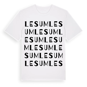 Lesum ordlek t-shirt – ekologisk bomull t-shirt från Pinshirt