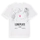 Luneplate karta t-shirt