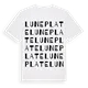 Luneplate ordlek t-shirt