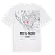 Mitte-Nord karta t-shirt