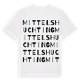 Mittelshuchting ordlek t-shirt