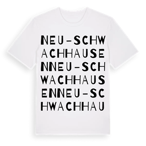 Neu-Schwachhausen ordlek t-shirt – ekologisk bomull t-shirt från Pinshirt