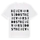 Neue Vahr Südost ordlek t-shirt