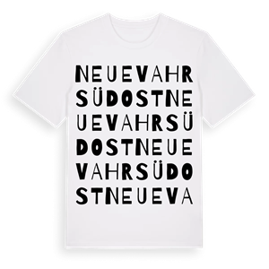 Neue Vahr Südost ordlek t-shirt – ekologisk bomull t-shirt från Pinshirt