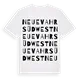 Neue Vahr Südwest ordlek t-shirt