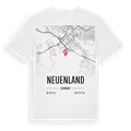 Neuenland karta t-shirt