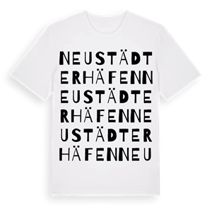 Neustädter Häfen ordlek t-shirt – ekologisk bomull t-shirt från Pinshirt
