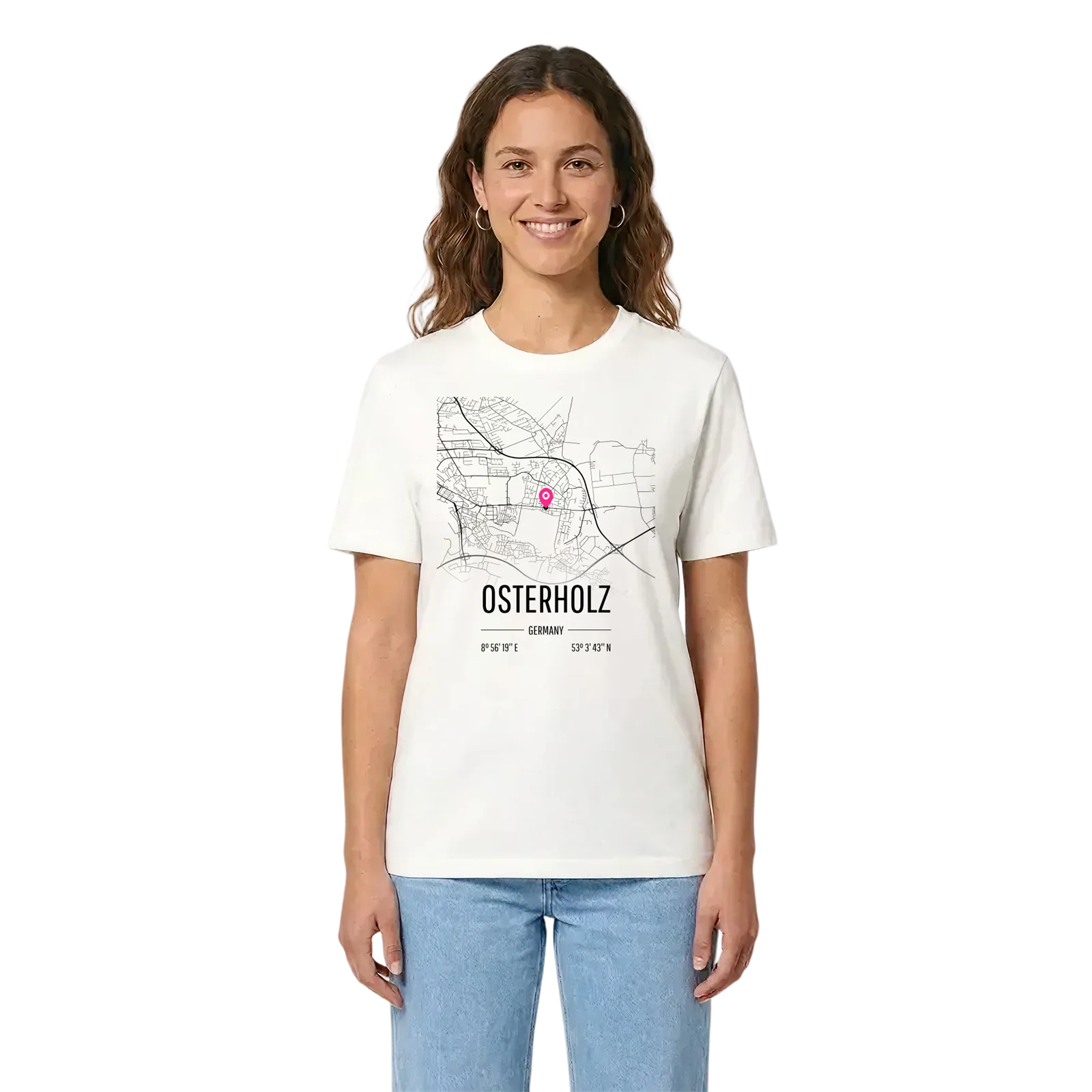 Osterholz karta t-shirt – White, i miljö