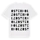 Osterholz ordlek t-shirt