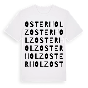 Osterholz ordlek t-shirt – ekologisk bomull t-shirt från Pinshirt